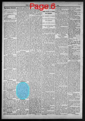 Page thumbnail for The Dalles Weekly Chronicle