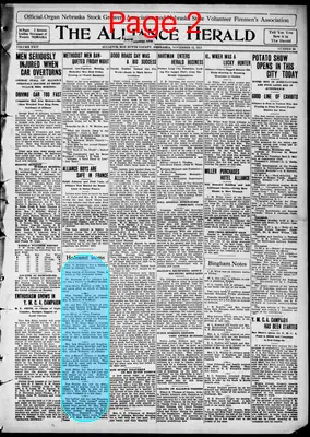 Page thumbnail for The Alliance Herald