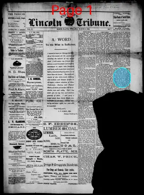 Page thumbnail for Lincoln County Tribune