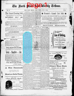 Page thumbnail for The North Platte Semi Weekly Tribune