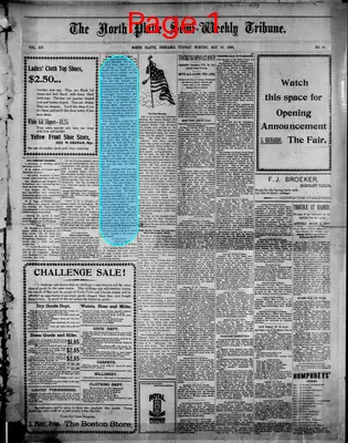 Page thumbnail for The North Platte Semi Weekly Tribune
