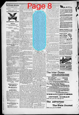 Page thumbnail for The Nebraska Advertiser