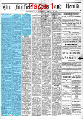 Page thumbnail for The Fairfield News And Herald