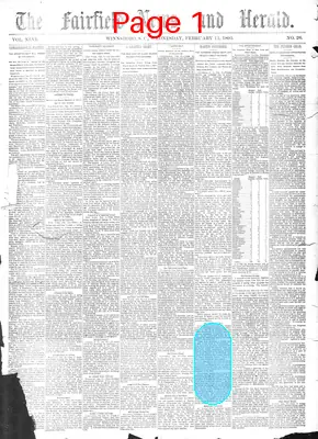 Page thumbnail for The Fairfield News And Herald