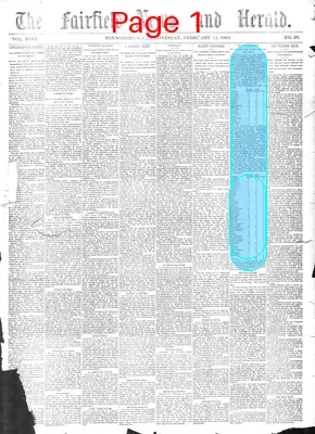 Page thumbnail for The Fairfield News And Herald