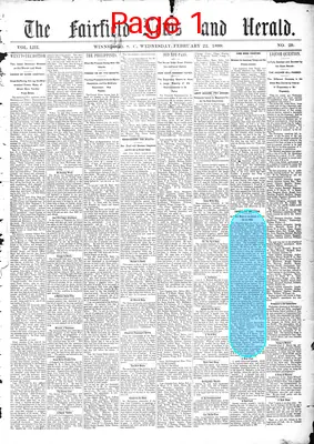 Page thumbnail for The Fairfield News And Herald