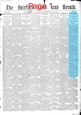 Page thumbnail for The Fairfield News And Herald