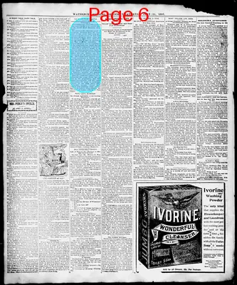 Page thumbnail for Waterbury Democrat