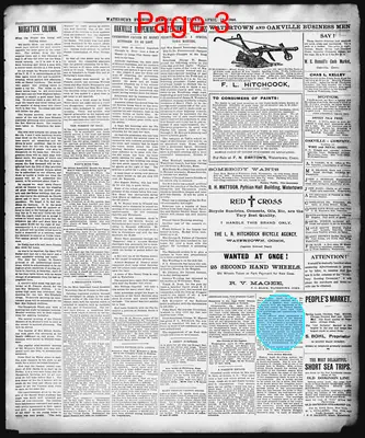 Page thumbnail for Waterbury Evening Democrat