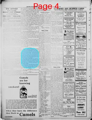 Page thumbnail for The Herald Of The Twin Cities, Roanoke Rapids, Rosemary