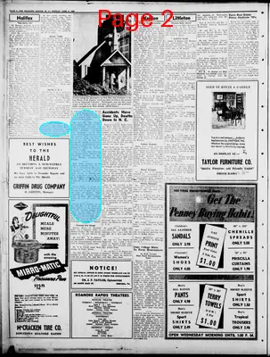 Page thumbnail for Roanoke Rapids Herald