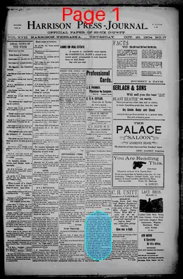 Page thumbnail for Harrison Press Journal