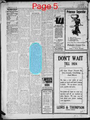 Page thumbnail for The Cordele Dispatch And Daily Sentinel