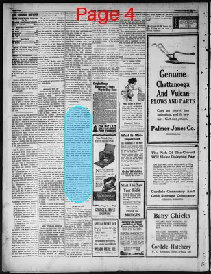Page thumbnail for The Cordele Dispatch And Daily Sentinel