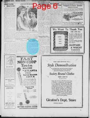 Page thumbnail for The Cordele Dispatch