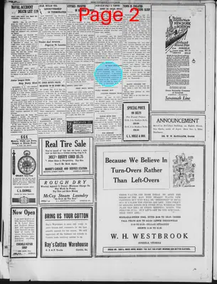 Page thumbnail for The Cordele Dispatch