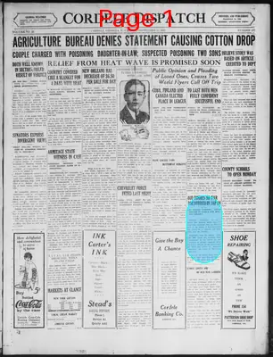 Page thumbnail for The Cordele Dispatch