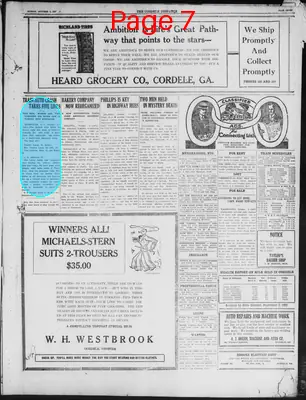 Page thumbnail for The Cordele Dispatch