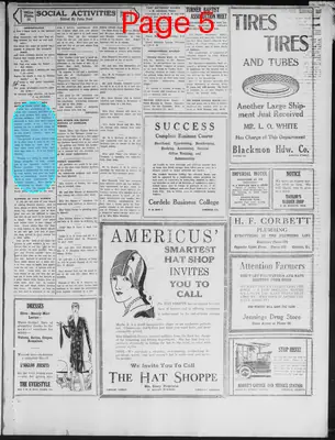 Page thumbnail for The Cordele Dispatch