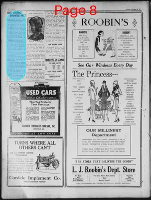 Page thumbnail for The Cordele Dispatch