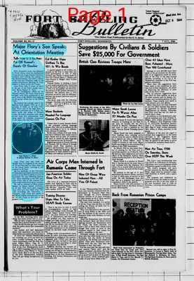Page thumbnail for The Fort Snelling Bulletin
