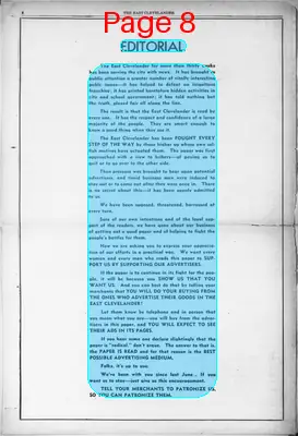 Page thumbnail for The East Clevelander