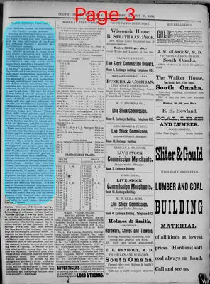 Page thumbnail for South Omaha Stockman