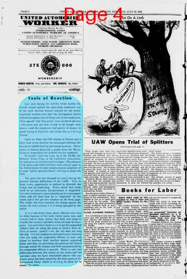 Page thumbnail for United Automobile Worker