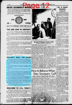 Page thumbnail for United Automobile Worker