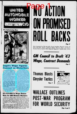 Page thumbnail for United Automobile Worker