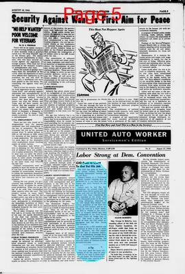 Page thumbnail for United Automobile Worker