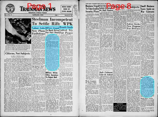 Page thumbnail for Trainman News