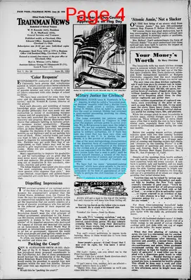 Page thumbnail for Trainman News