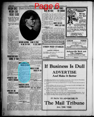 Page thumbnail for Medford Mail Tribune.