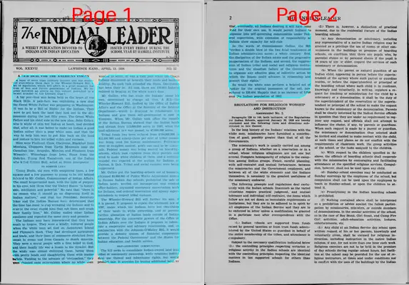 Page thumbnail for The Indian Leader