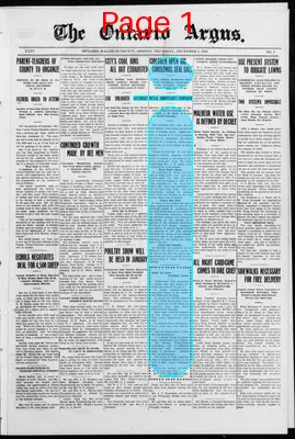 Page thumbnail for The Ontario Argus