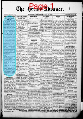 Page thumbnail for The Herald Advance