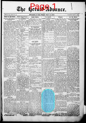Page thumbnail for The Herald Advance