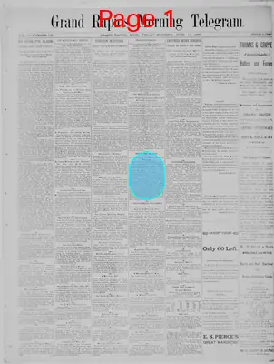 Page thumbnail for Grand Rapids Morning Telegram