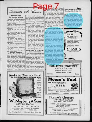 Page thumbnail for The Robbins Eagle