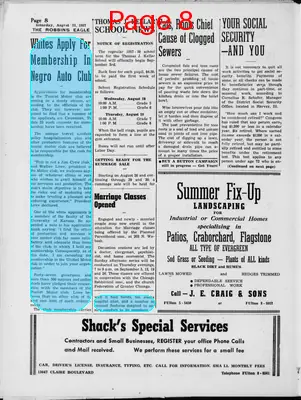 Page thumbnail for The Robbins Eagle