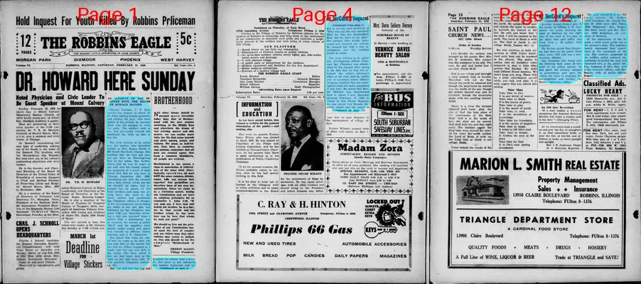 Page thumbnail for The Robbins Eagle
