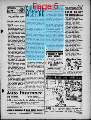 Page thumbnail for The Robbins Eagle