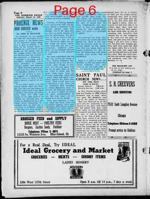 Page thumbnail for The Robbins Eagle