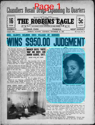 Page thumbnail for The Robbins Eagle