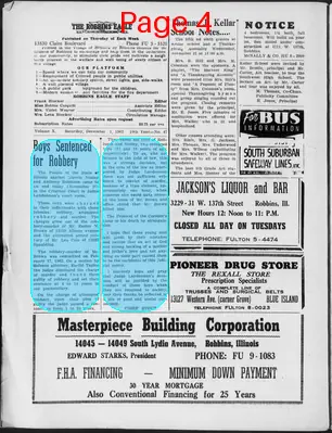 Page thumbnail for The Robbins Eagle