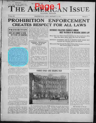 Page thumbnail for The American Issue