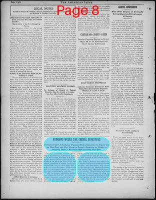 Page thumbnail for The American Issue