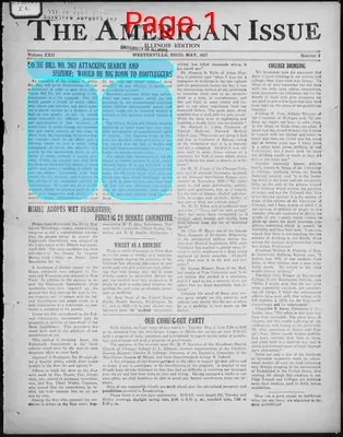 Page thumbnail for The American Issue