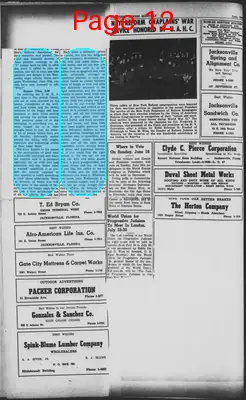 Page thumbnail for The Southern Jewish Weekly